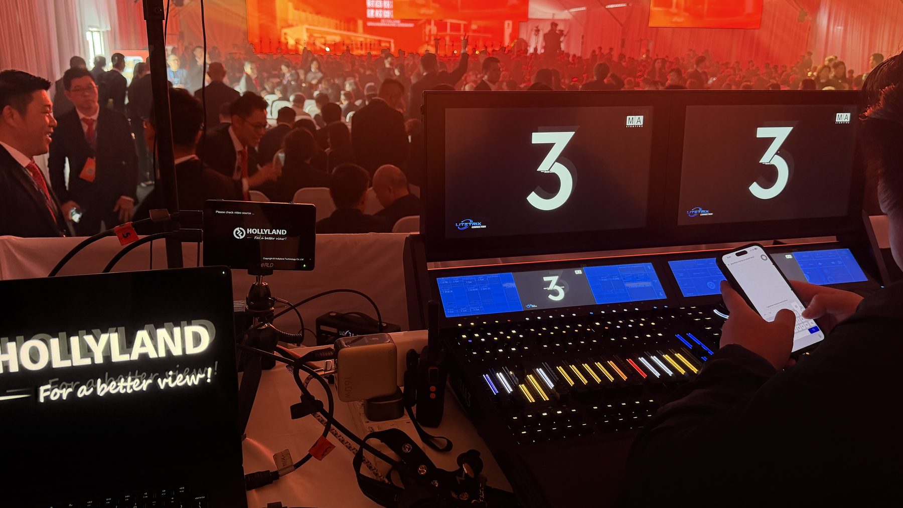 Rockbase camera operator on set